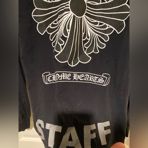 Rare Chrome Hearts Staff Long Sleeve Tee - Picture 9 of 9